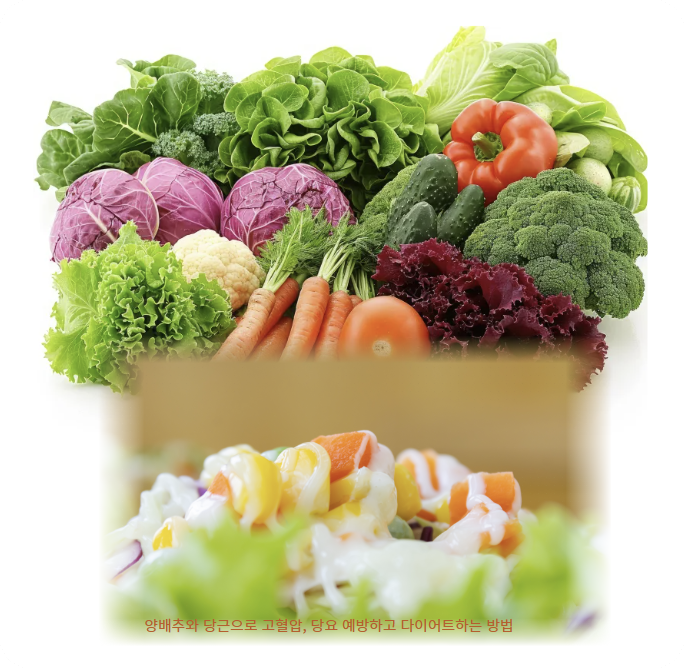 양배추와 당근으로 고혈압, 당요 예방하고 다이어트하는 방법