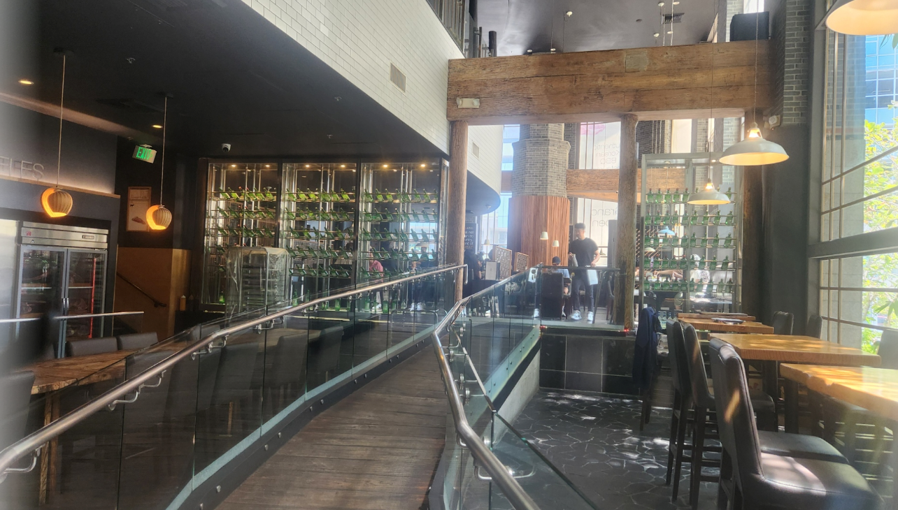 정육점 실내 전경 , 외인 셀이 보이는 이미지