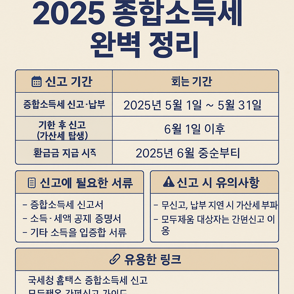 종합소득세 완벽 정리