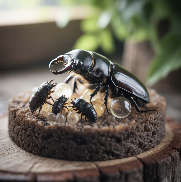 2세의 탄생, '산란'과 '애벌레' 관리