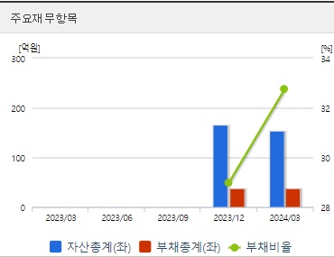아이빔테크놀로지 분기 재무지표