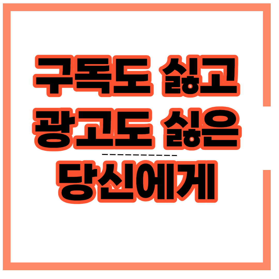유튜브 광고 제거