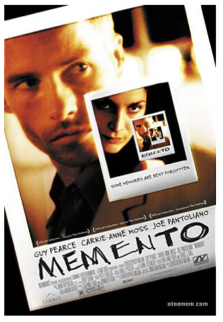 영화 메멘토 포스터.