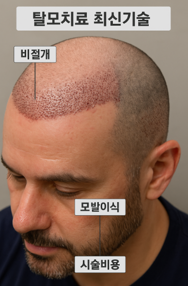 최신 탈모치료 기술 정리