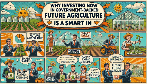 정부가 밀어주는 미래농업, 지금 투자하면 좋은 이유