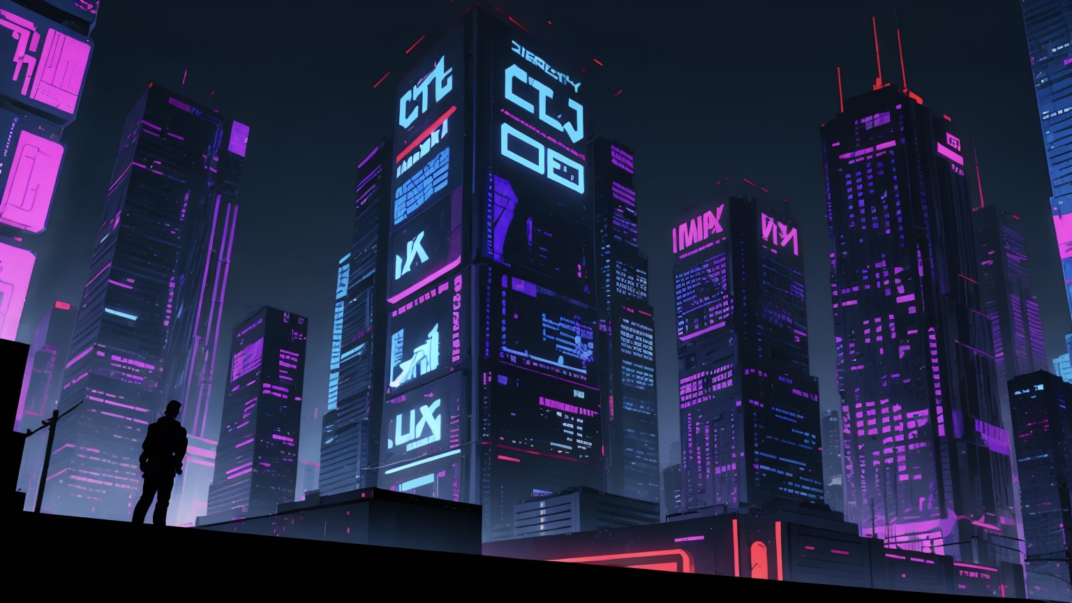 Cyberpunk, fantasy, futuristic wallpaper