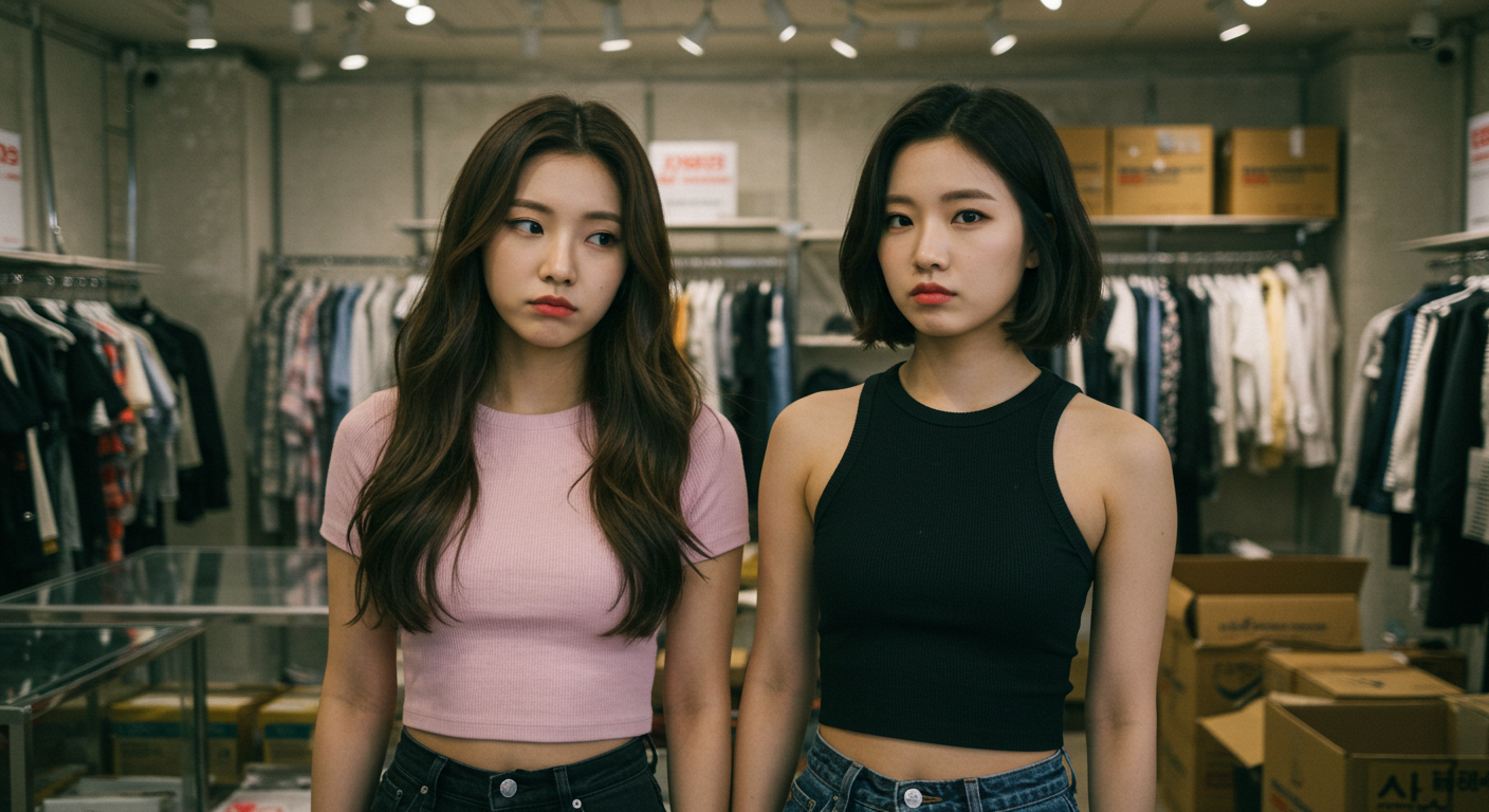 시무룩한 가게 주인들