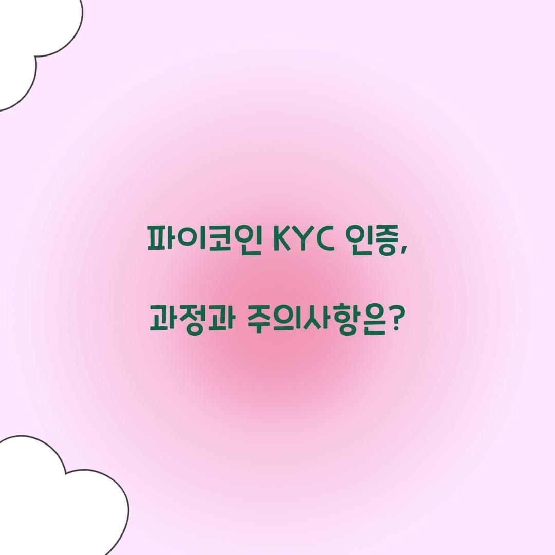 파이코인 kyc 인증