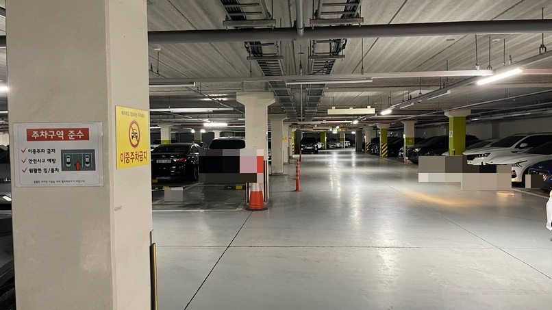 풍덕천 제1공영주차장 내부 사진