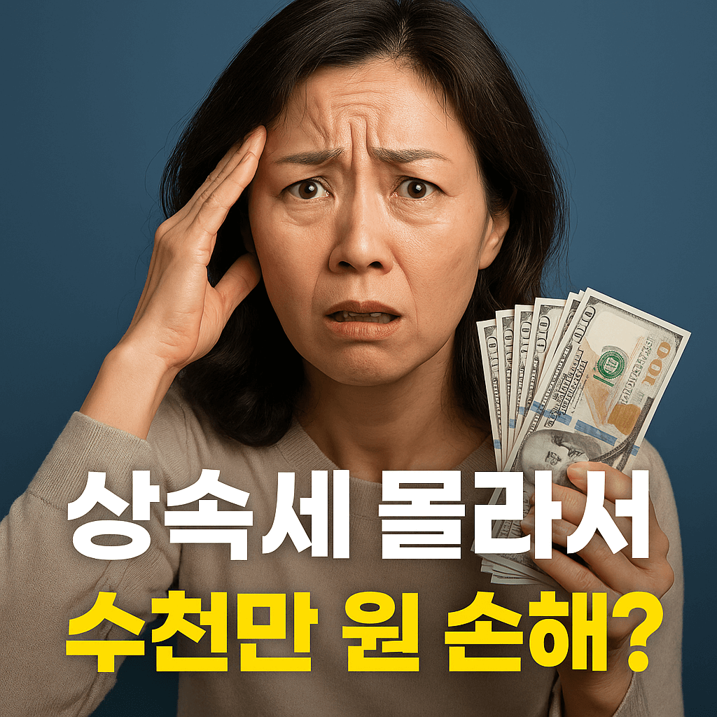 상속세 모르면 수천만원 손해