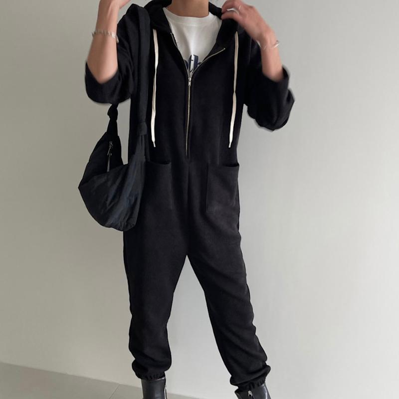 골지원단 포켓 후드 점프슈트