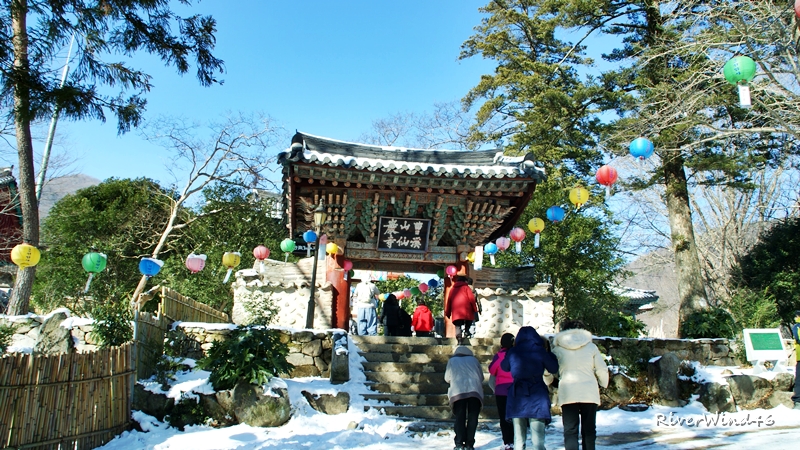 송광사 설경(松廣寺 雪景)
