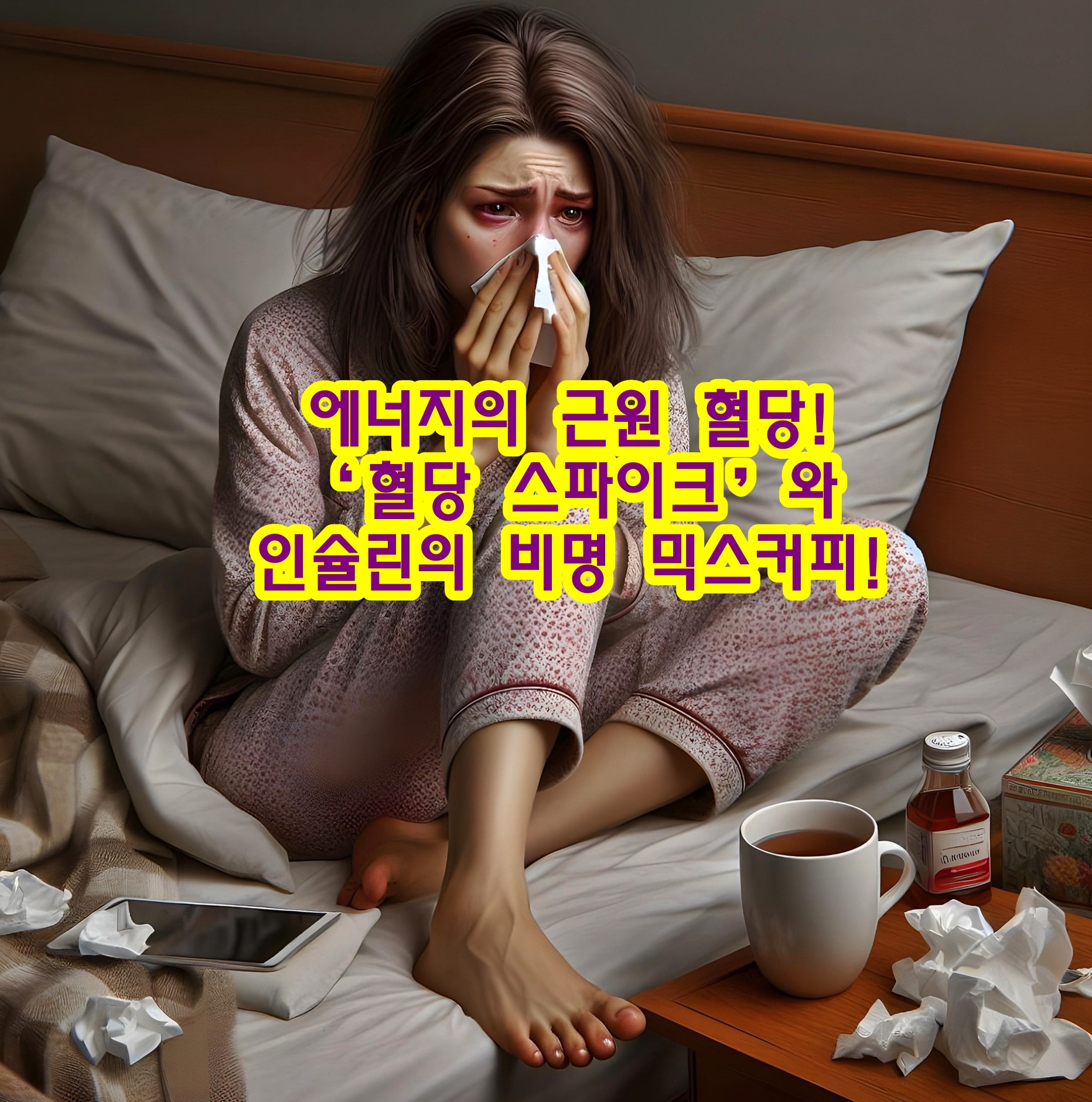에너지의 근원 혈당! &lsquo;혈당 스파이크&rsquo;와 인슐린의 비명 믹스커피!
