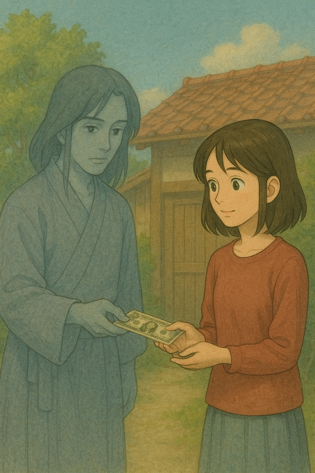 전생 인물에게 돈을 받는 꿈