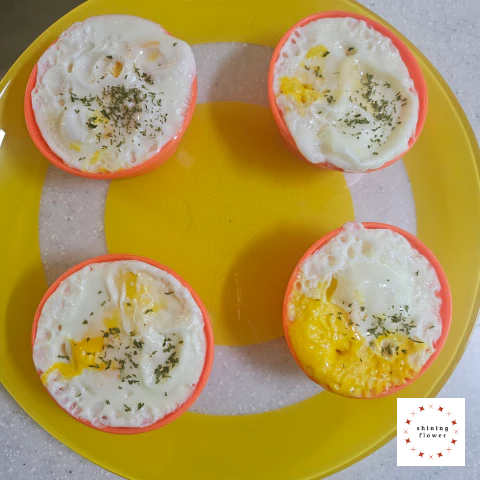 계란빵-전자레인지 조리한 것 완성