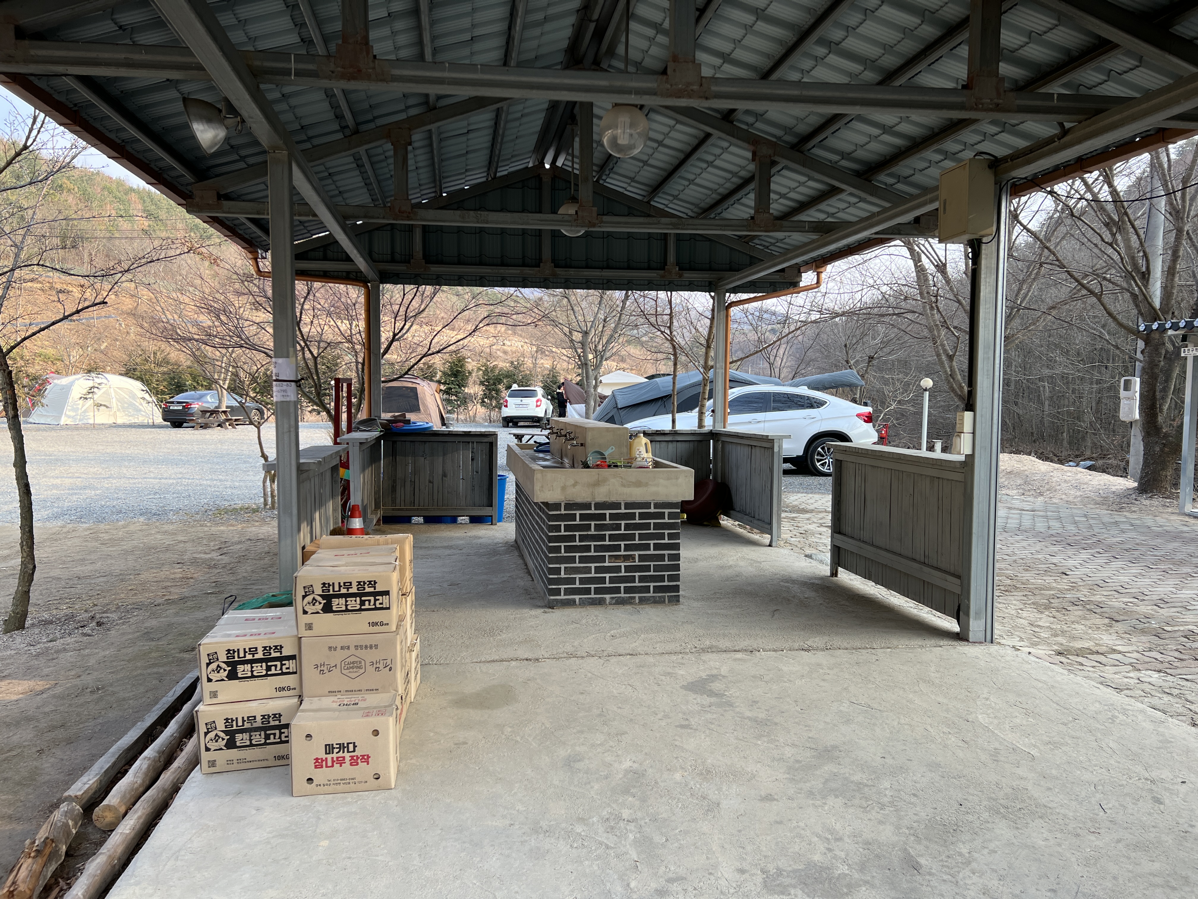 명수원 야외 개수대