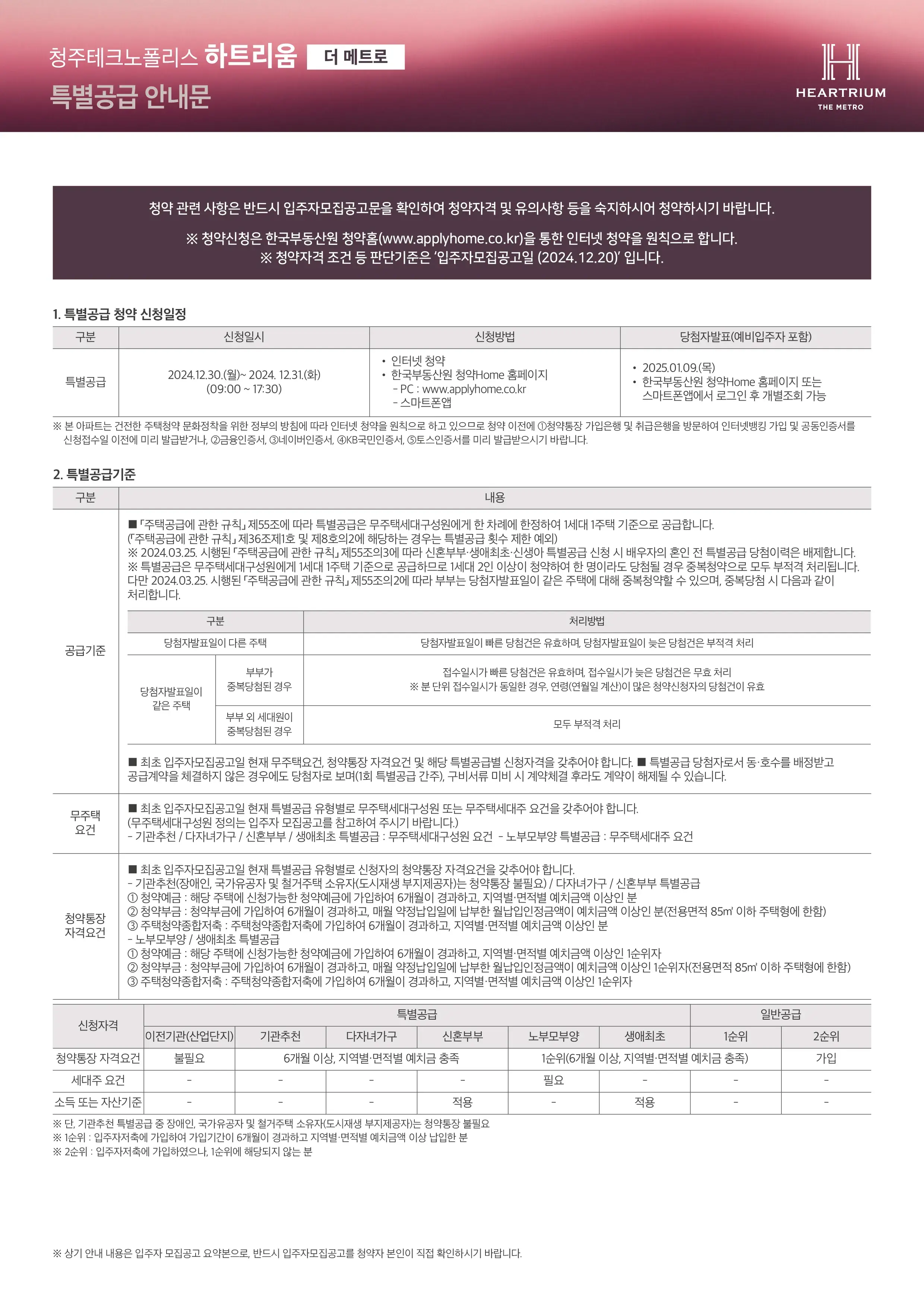 특별공급