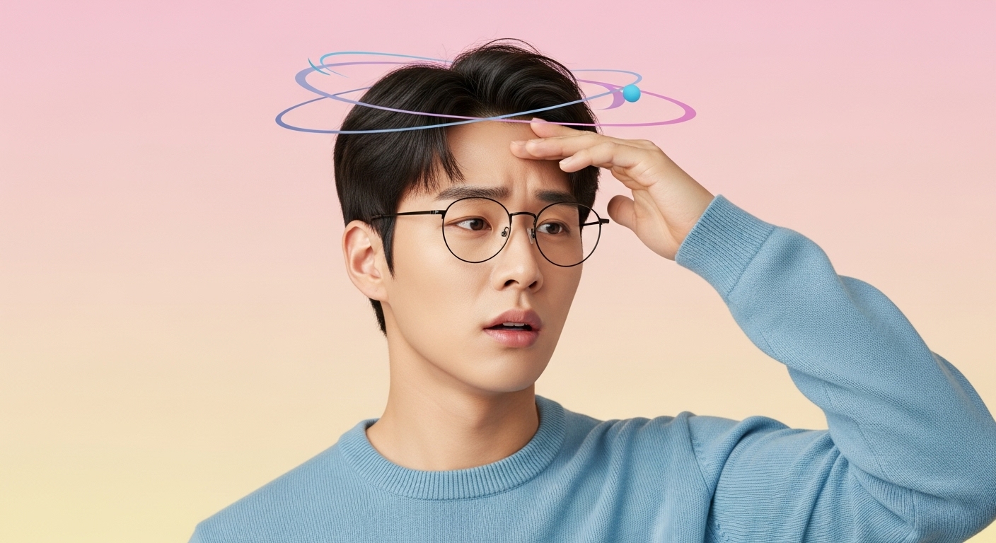 안경 멀미, 부동시 증상