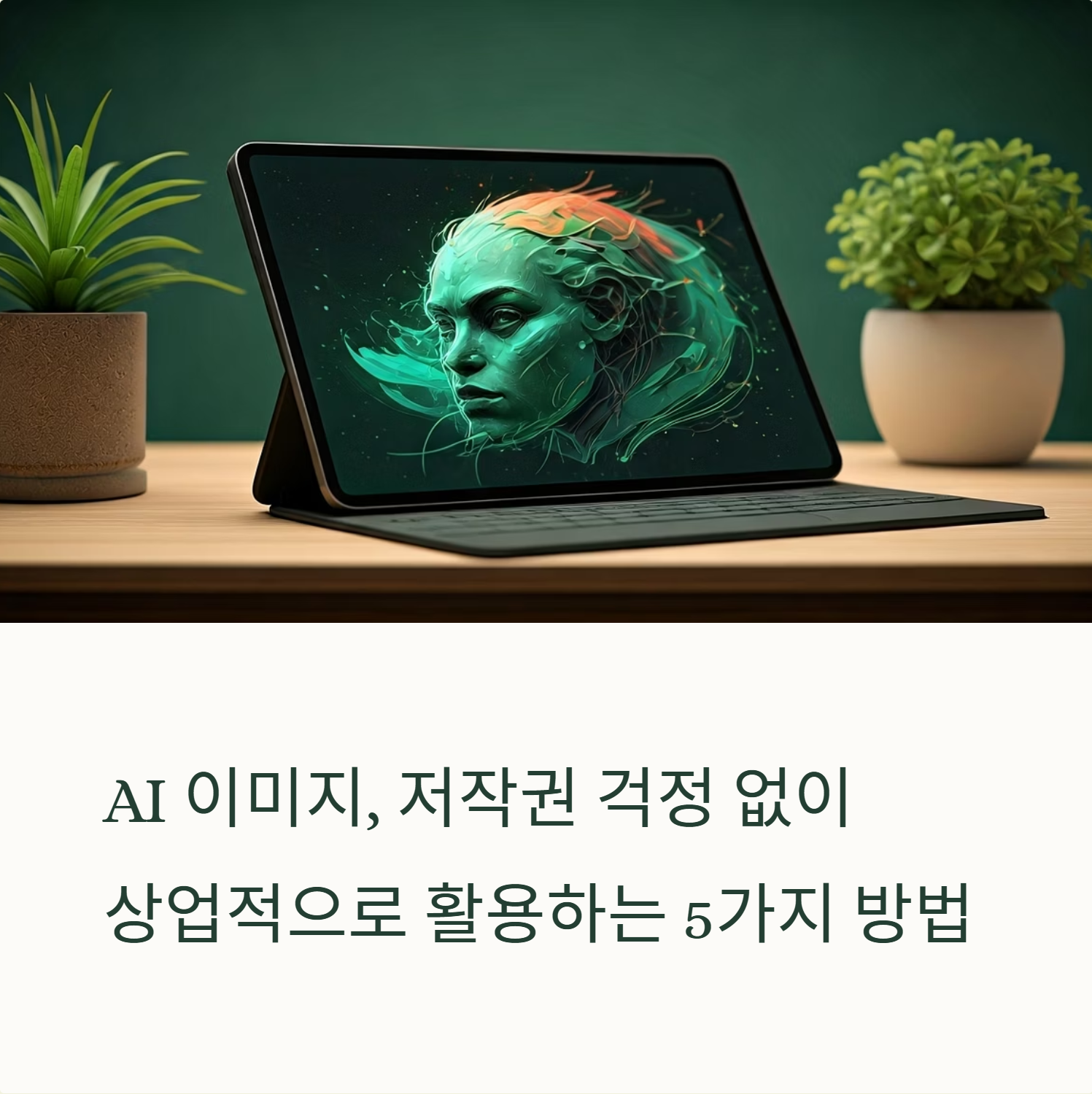 AI가 그린 그림, 저작권 걱정 없이 상업적으로 활용하는 5가지 방법