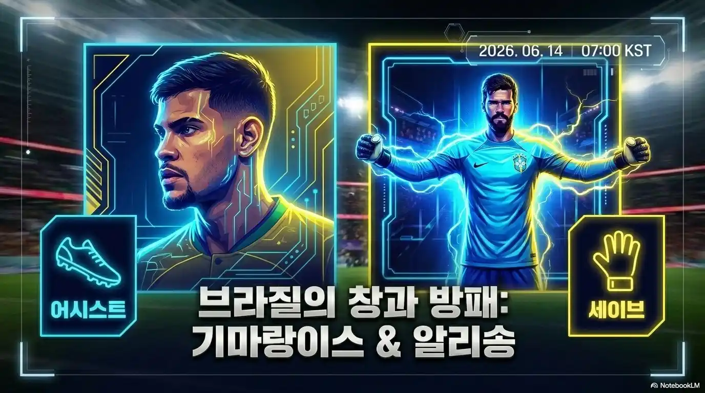 2026 월드컵 브라질 기마랑이스 어시스트 알리송 선방 주요 활약 선수