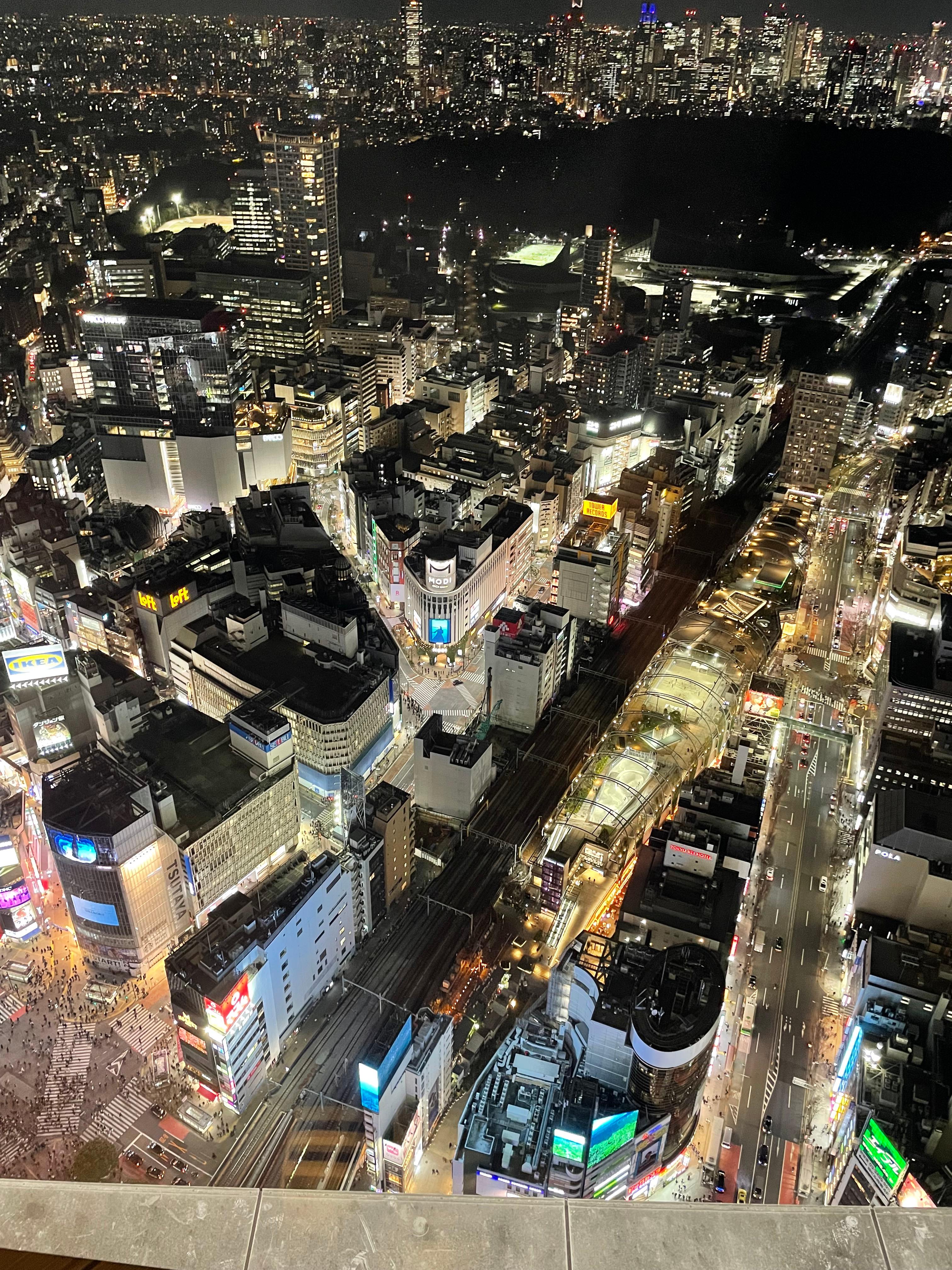 도쿄 시부야 스카이 야경