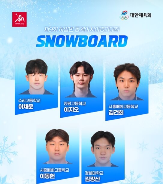 하얼빈 동계아시안게임 경기일정 출전선수