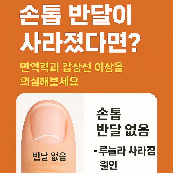 손톱 반달이 사라졌다면/gpt