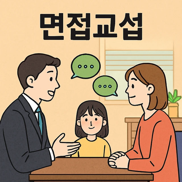 면접교섭, 감치명령