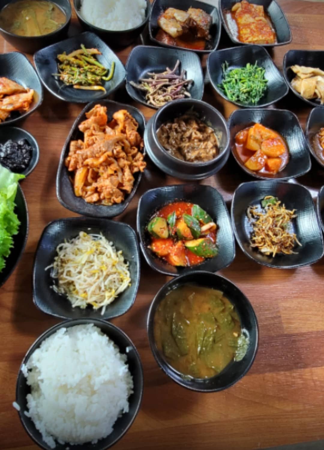 원골한상음식