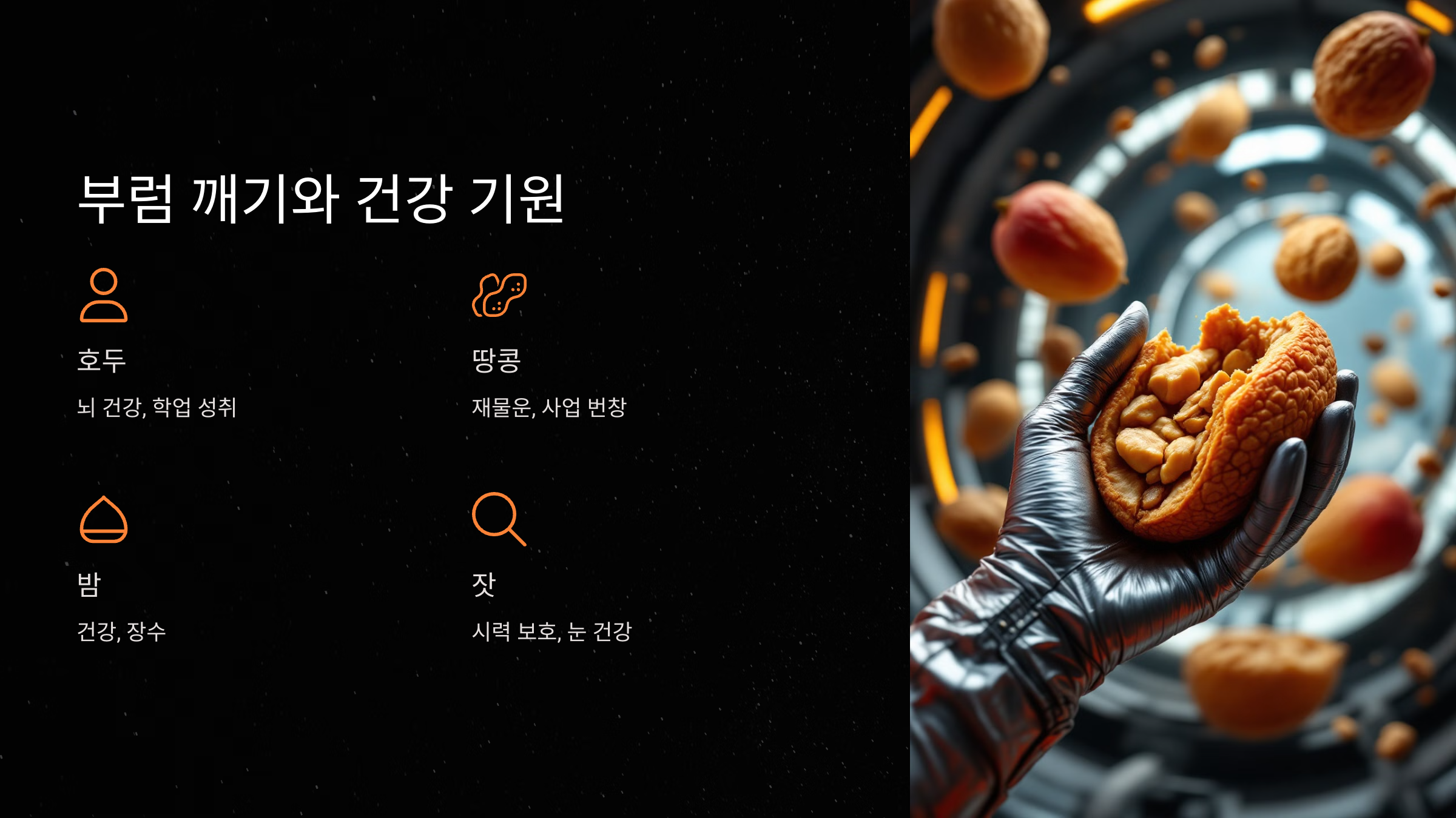 부럼 깨기와 건강 기원의 의미