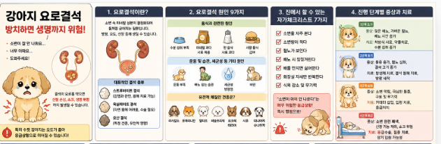 강아지 "혈뇨,배만지면 입질,갑자기 식욕감소,소변 오래눈다"요로결석 완벽 가이드 (증상, 병원비 ,수술비 400만 원 이상, 예방법,화식 관리, 치료법)