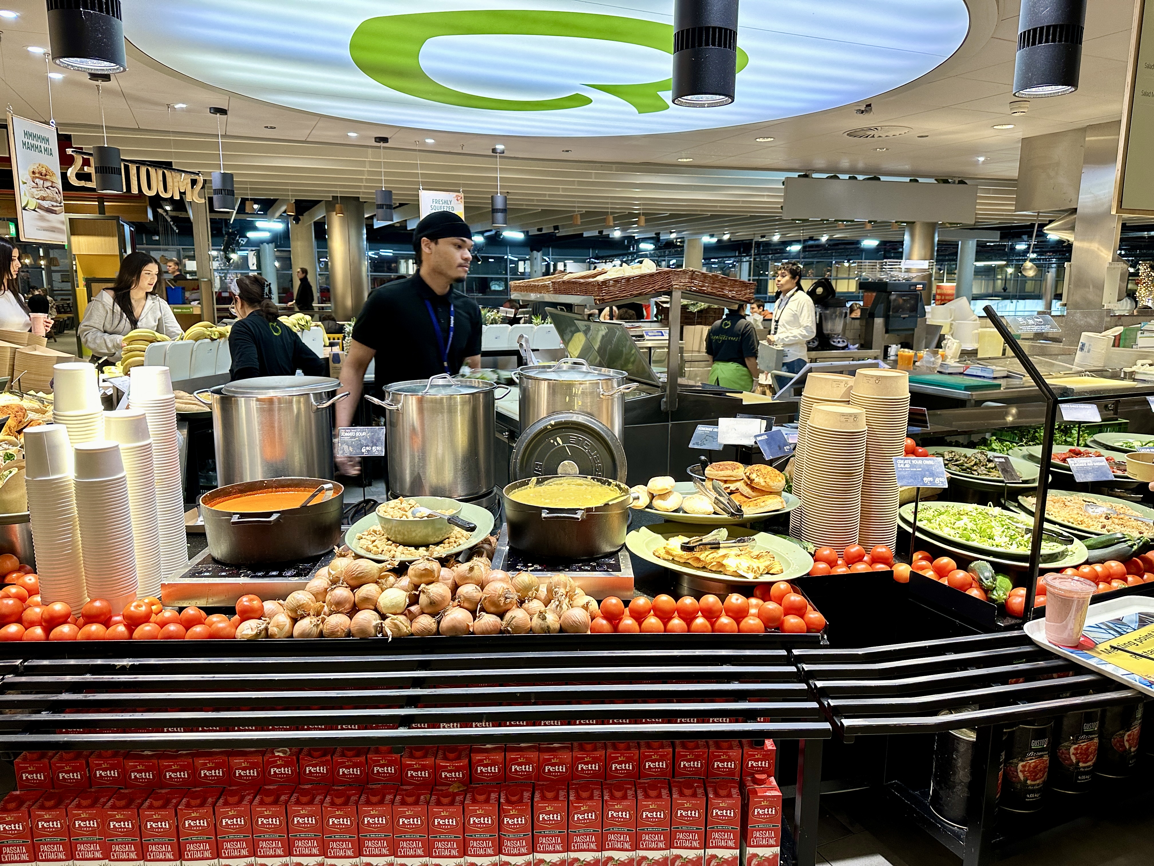 암스테르담 공항 면세구역 식당가