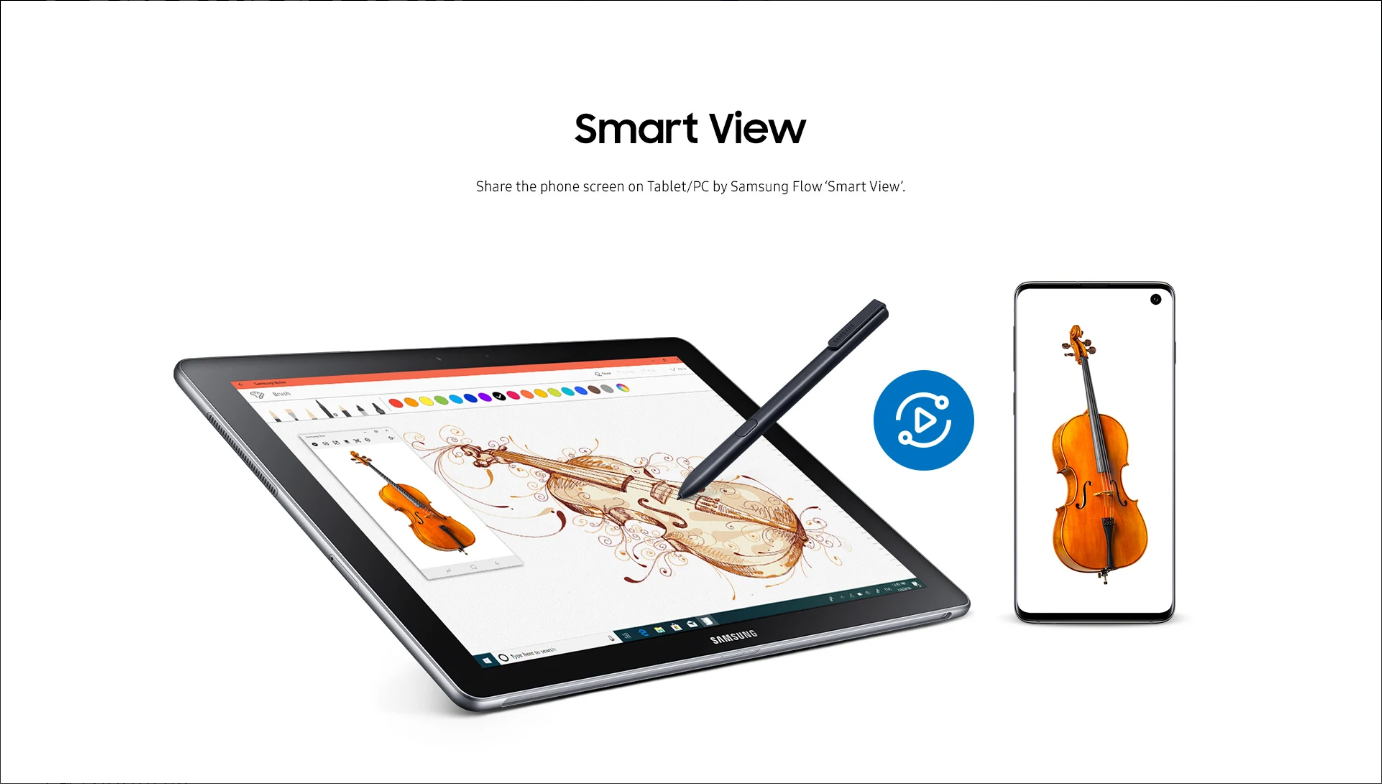 삼성플로우, Samsung Flow, 태블릿, PC와 갤럭시 휴대폰 연결하기, 화면 공유하기
