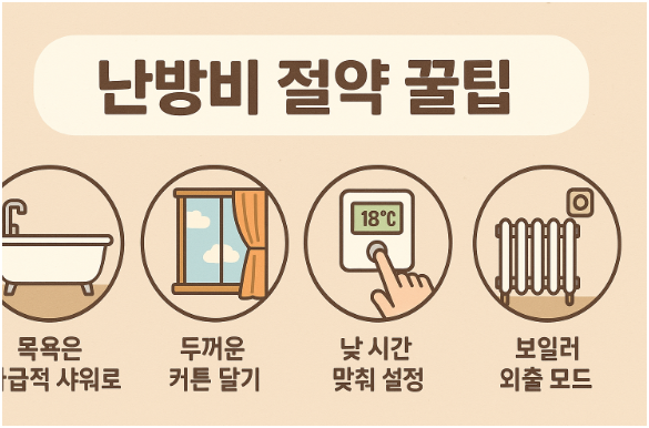 난방비 절약꿀팁 이미지