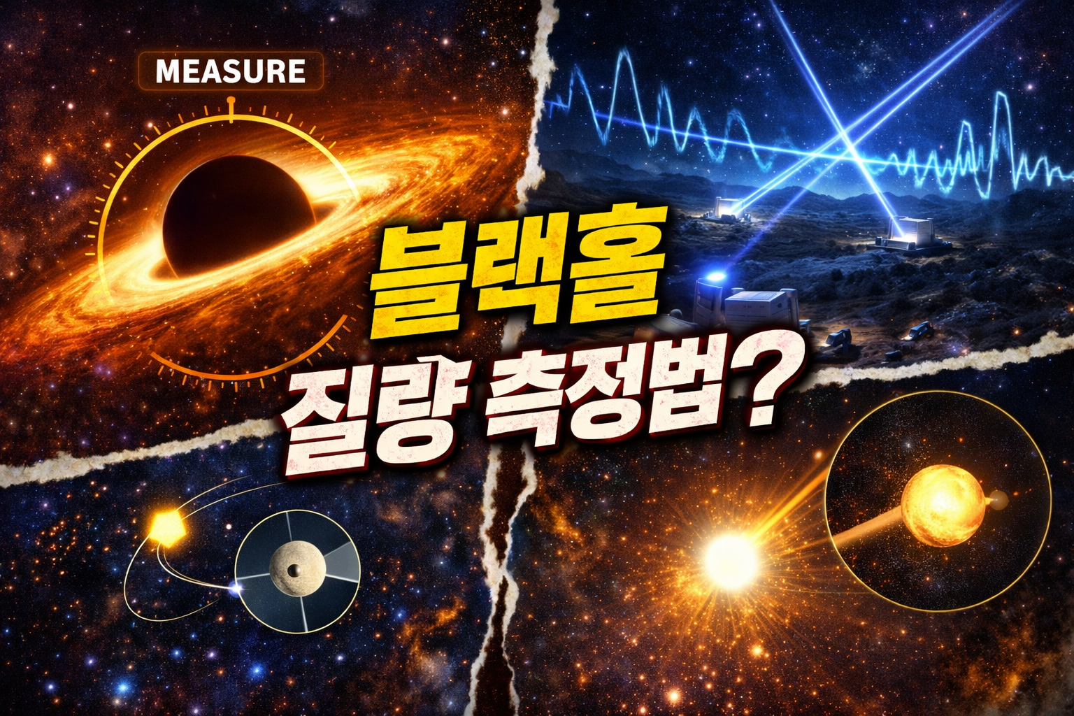 블랙홀 질량은 어떻게 측정할까 보이지 않는 무게를 계산하는 6가지 방법