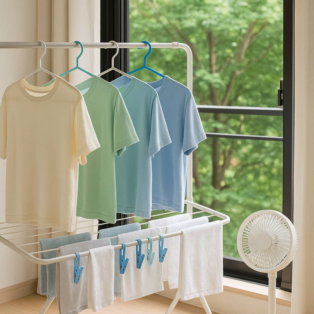 여름철 습기 많은 날 빨래 말리는 꿀팁