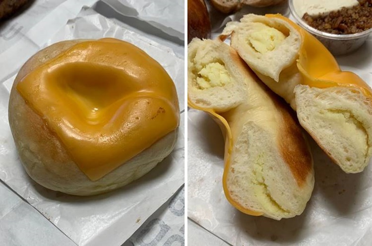 감자 치즈 베이글