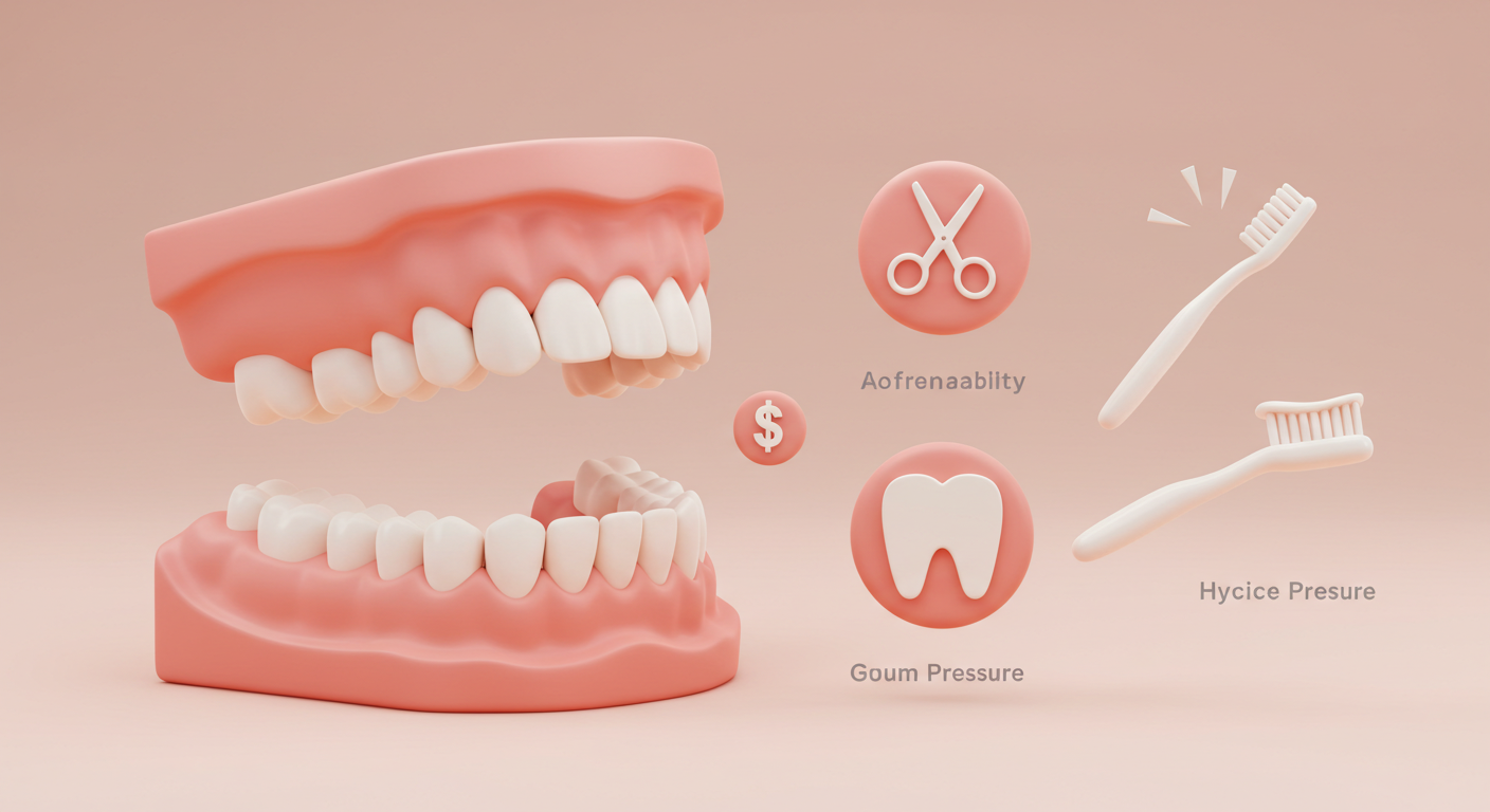 "틀니의 장점과 단점"에 대한 이미지입니다.