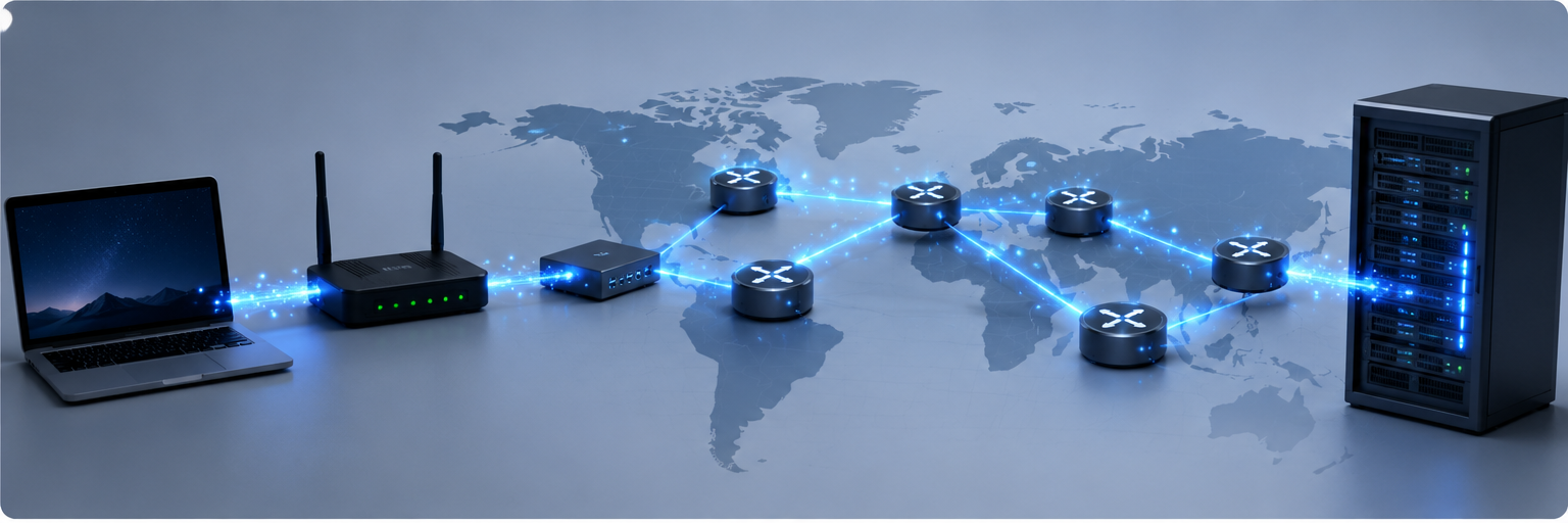 router-forwarding internet