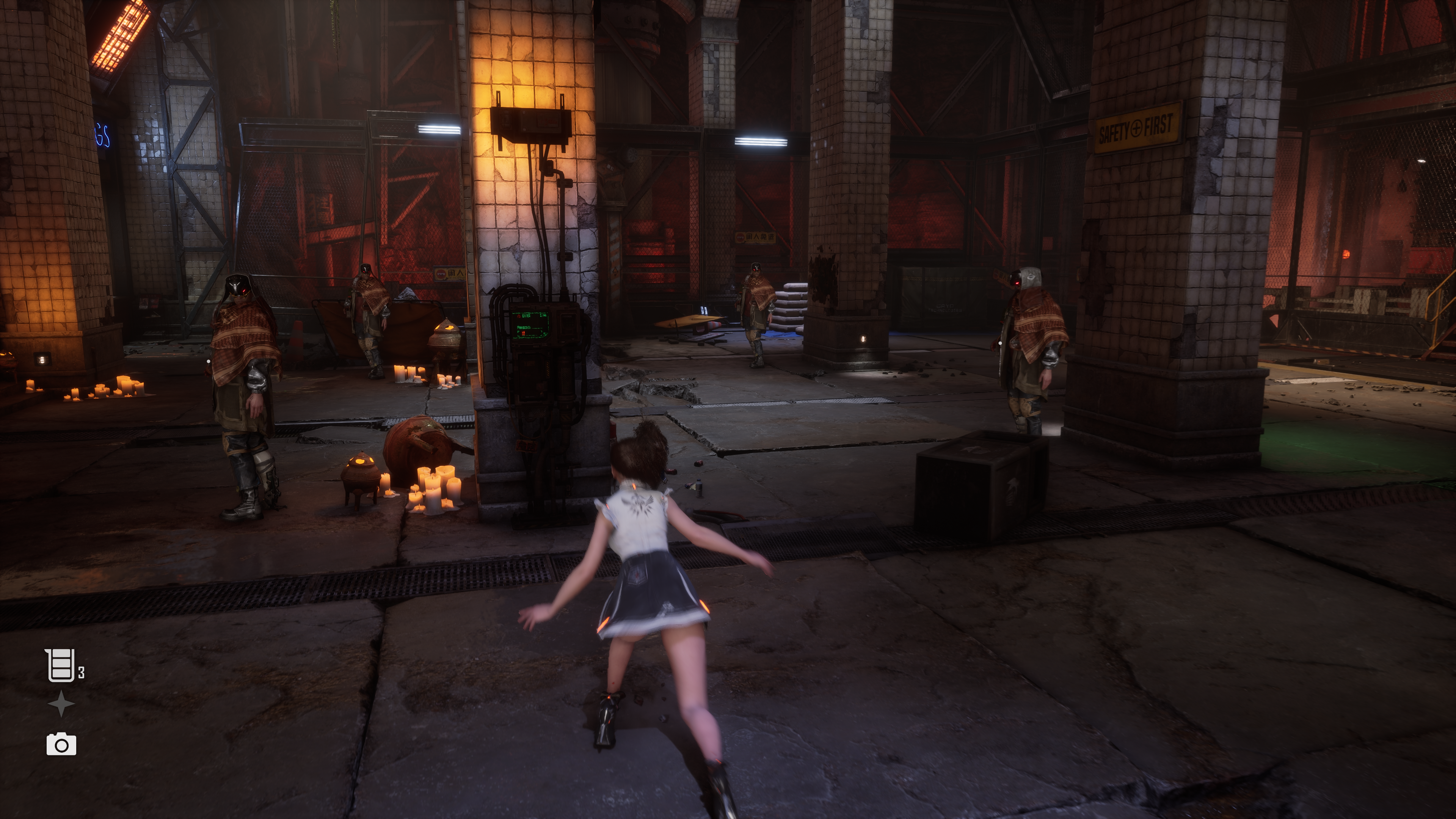 스텔라 블레이드 알현실 승강장 근처 입력 장치 위치 스크린샷