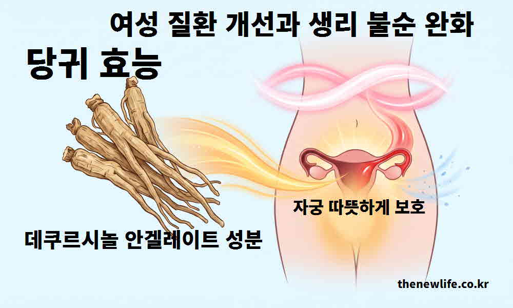 당귀 효능 여성 질환 개선 생리 불순 완화