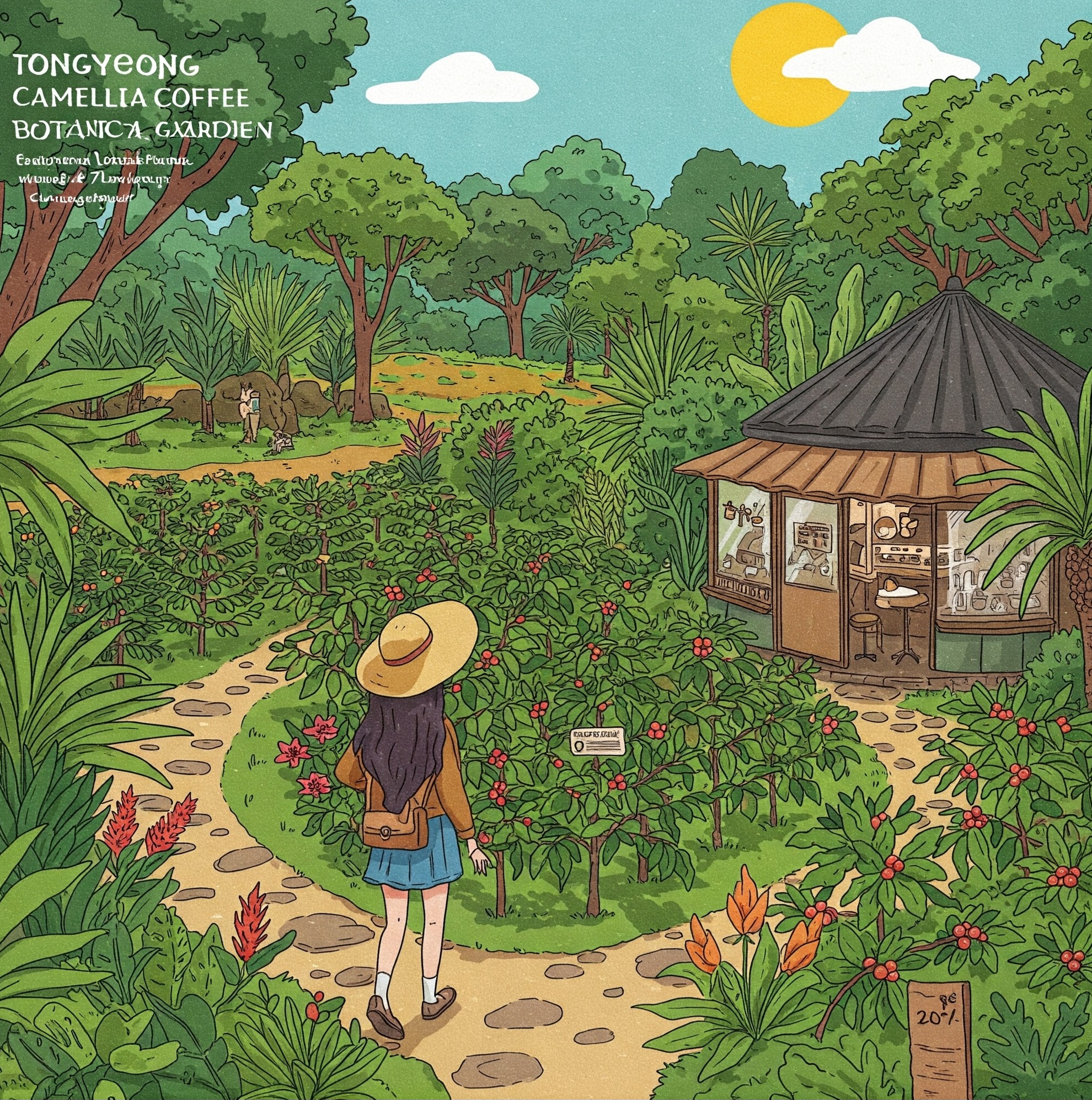 【통영여행】 열대식물과 커피의 만남, 통영동백커피식물원 완전정복!