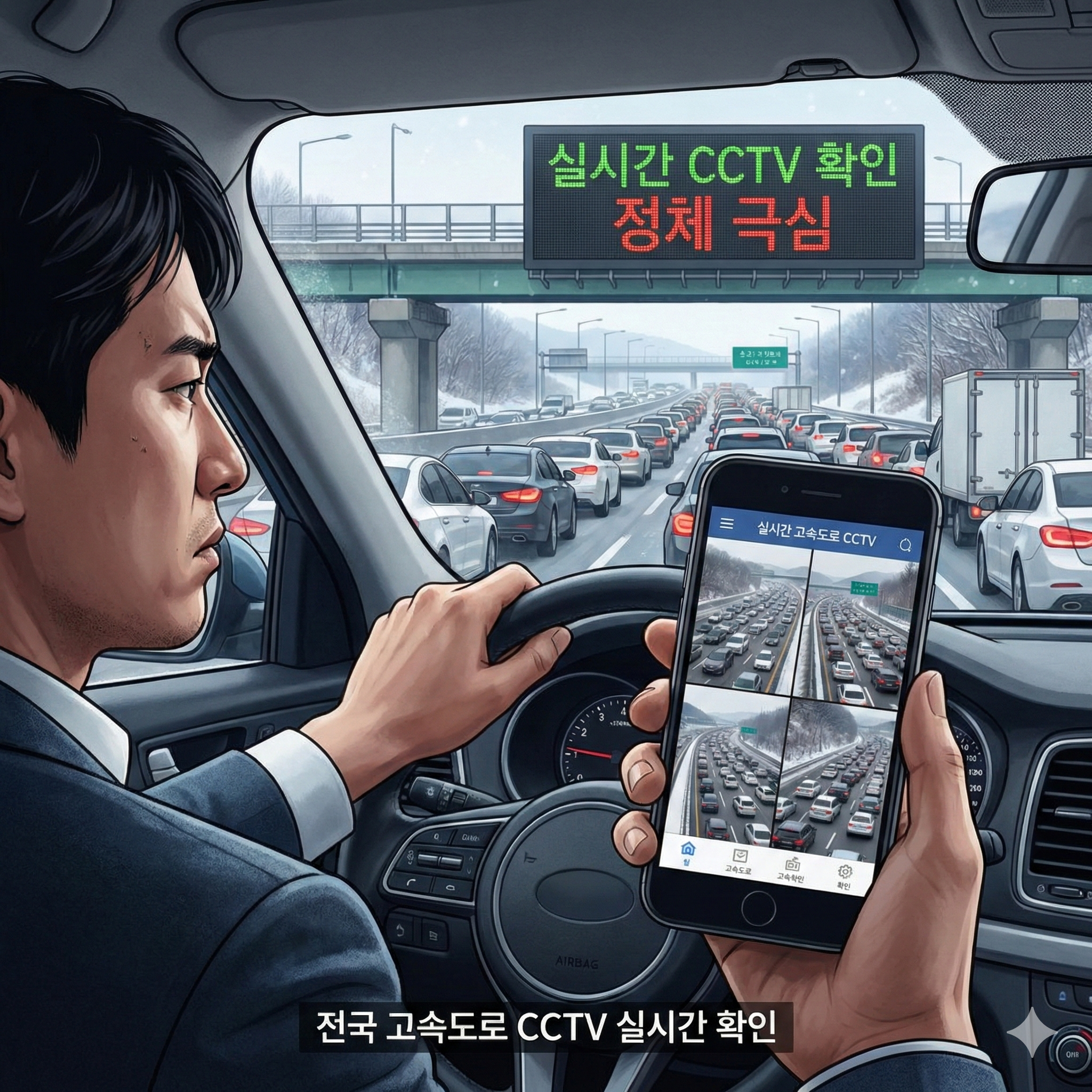 실시간 고속도로 CCTV 확인 방법 및 설날 교통상황 완벽 정리