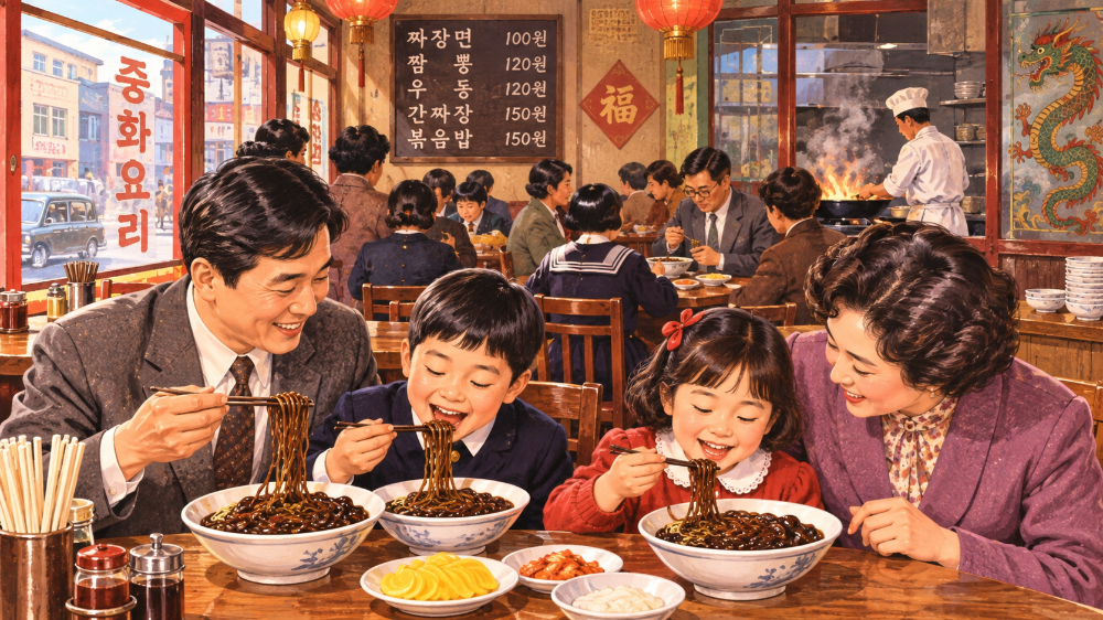 짜장면이 특별한 날 먹는 음식이었던 시대