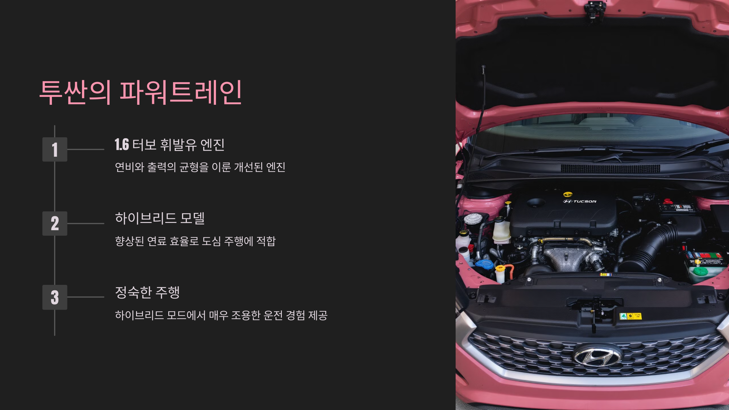 투싼의 파워트레인