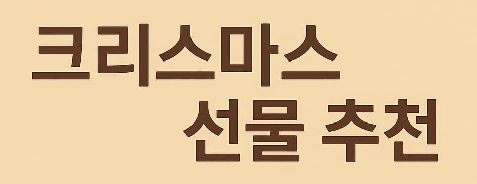 🎁 여자친구/남자친구 크리스마스 선물 추천 (가격대별) 🎄