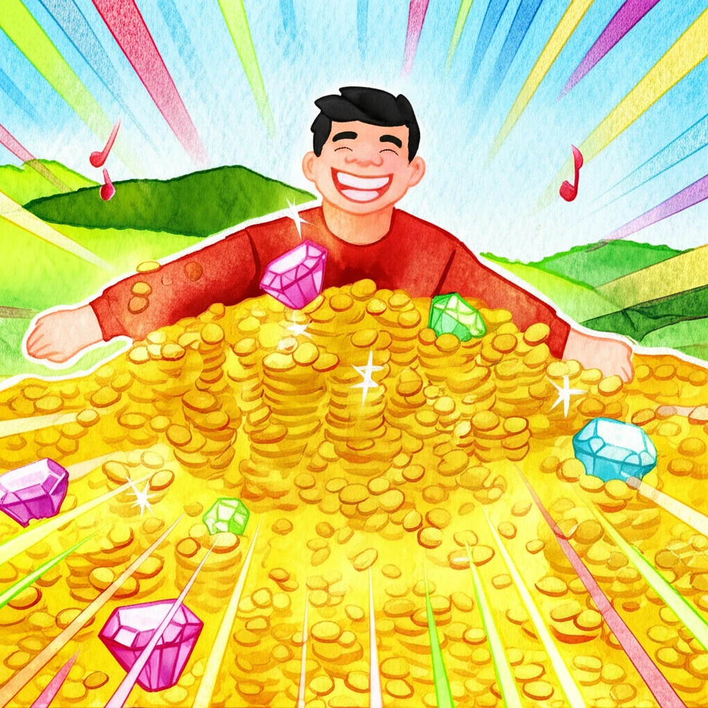 똥 꿈: 황금색 똥은 큰 재물운을 의