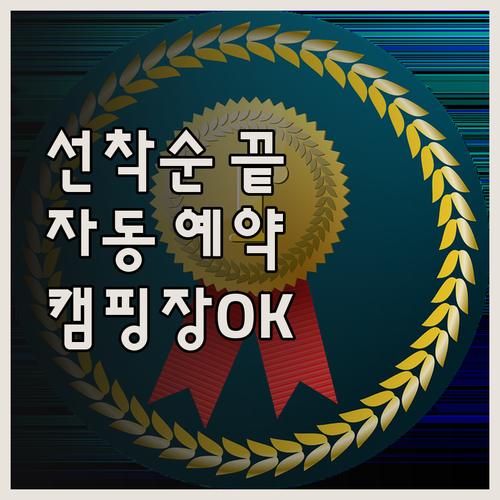 선착순 예약 이제 문제없다! 자동 예