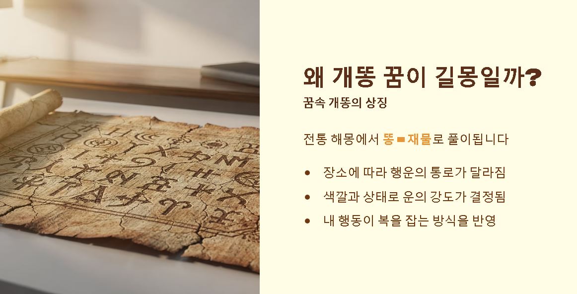 개똥 꿈해몽