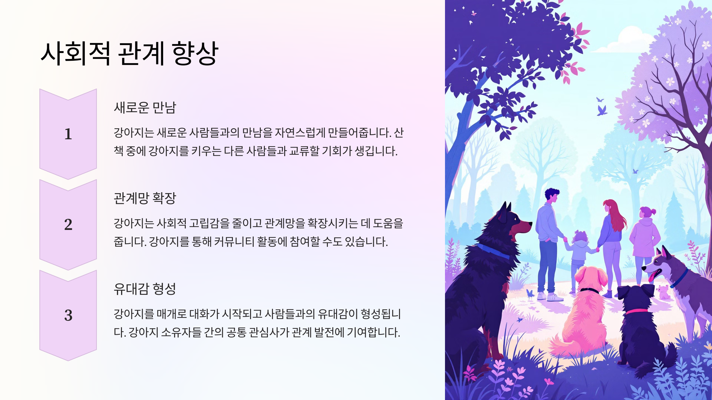 사회적 관계 향상